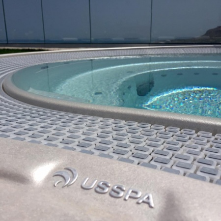 Переливной круглый спа бассейн USSPA Dino